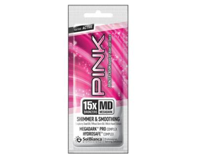 Крем Pink с маслом зародышей пшеницы,кокоса, бронзаторами и эффектом мерцания15мл