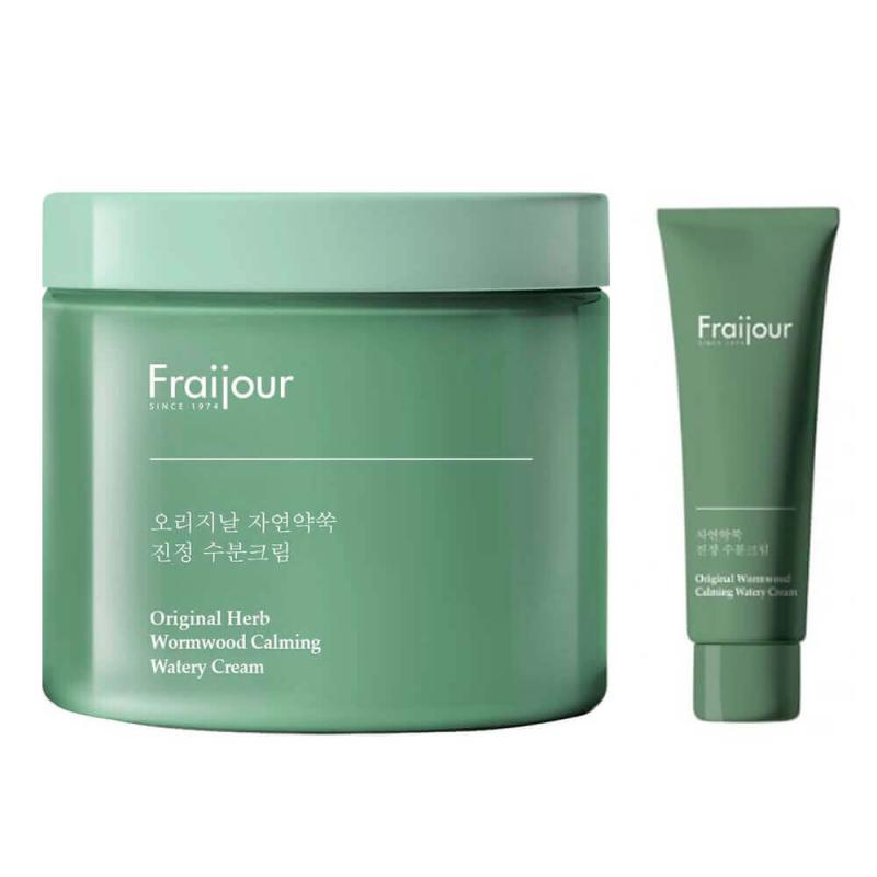 Крем для лица РАСТИТЕЛЬНЫЕ ЭКСТРАКТЫ Original Herb Wormwood Calming Watery Cream, 10 мл