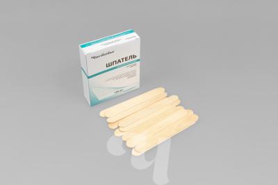 Шпатель деревянный 100шт/упк