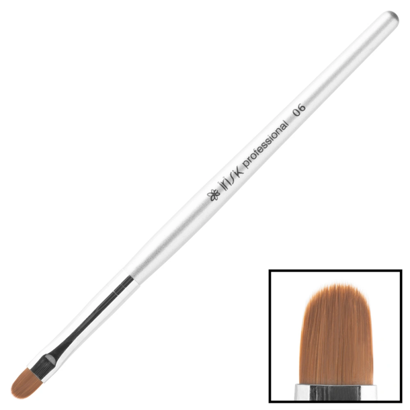 Кисть плоская для акрила IRISK с деревянной ручкой, в тубе № 6