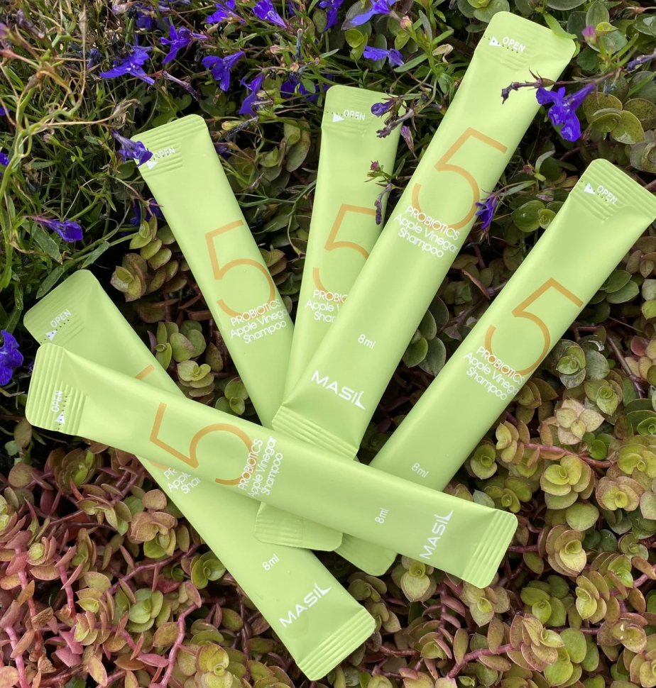 Шампунь Masil с пробиотиками и яблочным уксусом 8мл - 5 PROBIOTICS APPLE VINEGAR SHAMPOO 