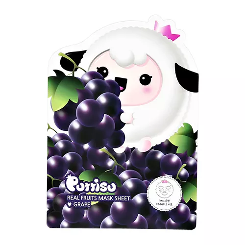 Маска для лица детская виноград, 18 мл