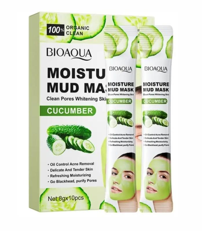 Bioaqua Грязевая маска для лица с экстрактом огурца,8гр
