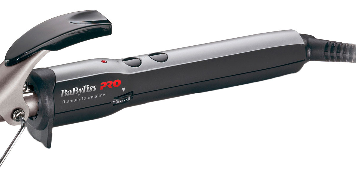 Плойка титан-турмалин 16мм. с терморегулятор.BABYLISS