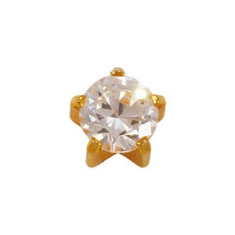 Серьги- цирконий крупн.