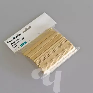 Шпатель деревянный мини 89х7,5х1,35 мм 250 шт/упк