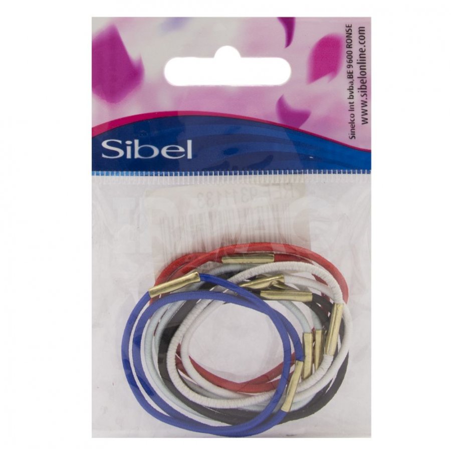 Резинки для волос 10шт.цветныеSIBEL