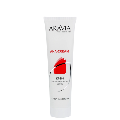 ARAVIA Professional Крем против вросших волос с АНА кислотами, туба 100 мл
