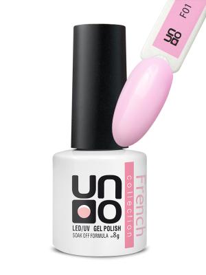 UNO, F01 Гель-лак цветной French Collection, 8 г 
