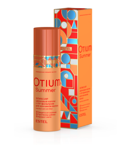OTIUM SUMMER Эликсир "Шелковые капли" с UV-фильтром для кончиков волос 100 мл