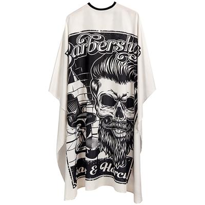 Накидка парикмахерская 140х160см Barber Skull