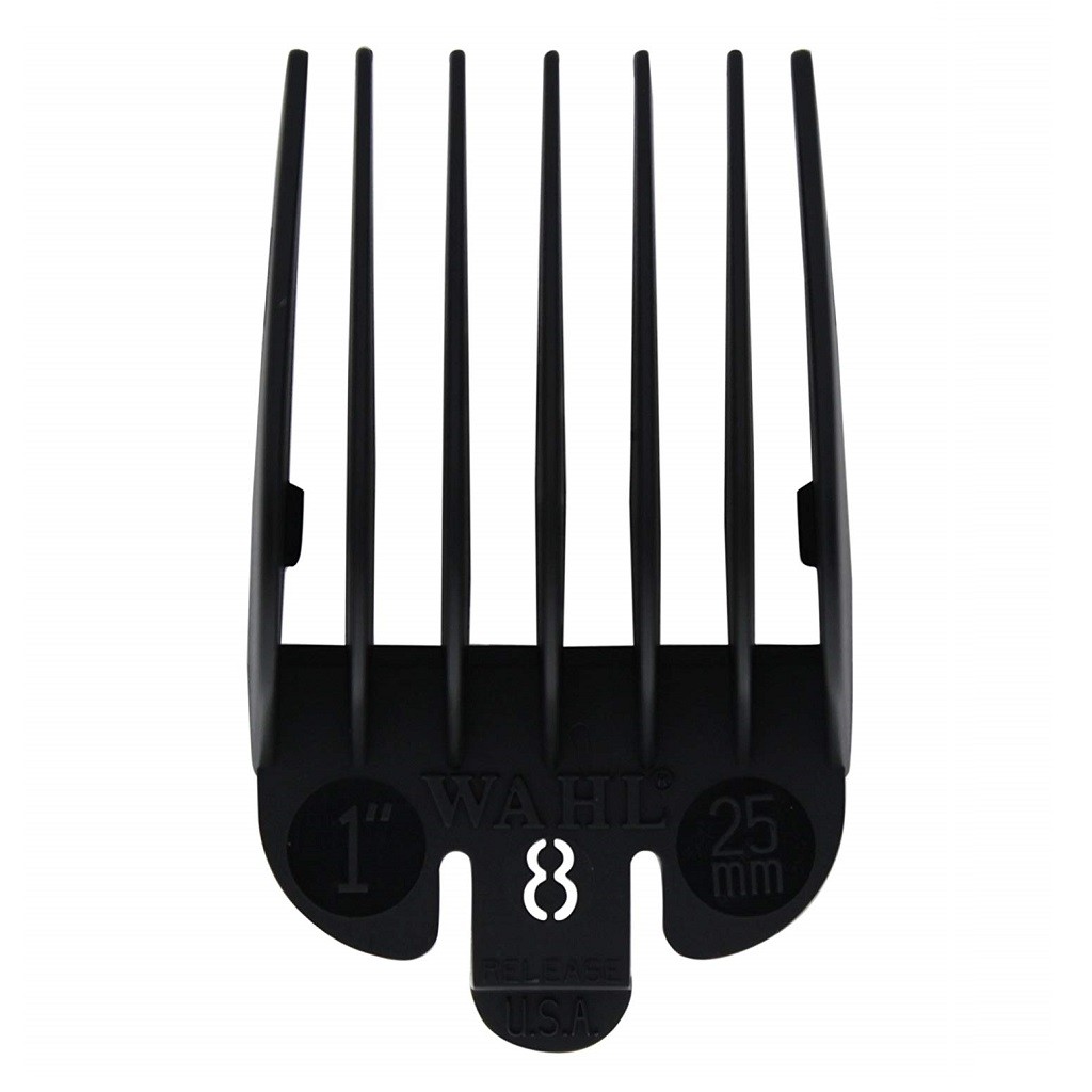 Wahl Attachment comb , #8 (25 mm) black/ пластиковая насадка #8 (25 мм)