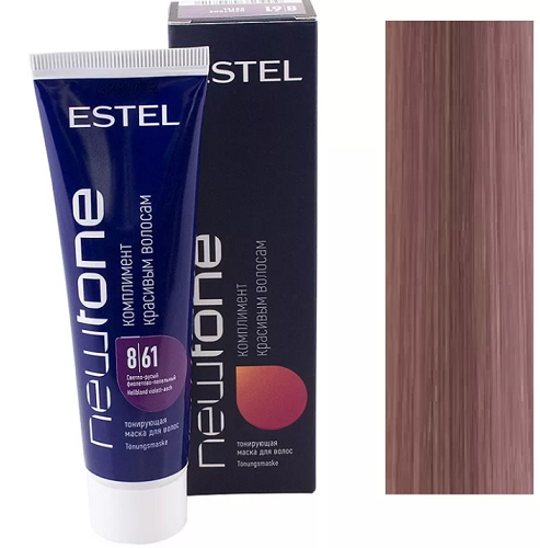 NEWTONE Тонирующая маска для волос 8/61 60мл