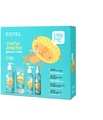 LITTLE ME НОВАЯ Набор "Счастье лучистое" (шамп, спрей, сонцезащ.крем, молочко)