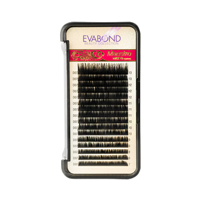 Ресницы на ленте EVABOND Maestro, 16 линий, Ø0,07 D-изгиб, MIX NEW
