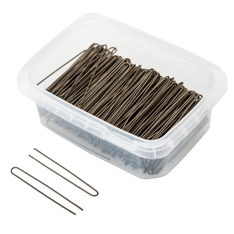 Шпильки гладкие коричневые  65мм (500гр.)						