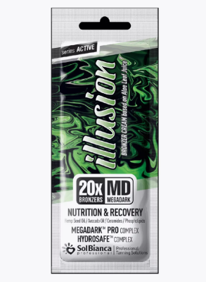 Крем Illusion (4) с маслом семян конопли, маслом кокоса и бронзаторами 15мл