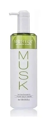 MOCHEQI Шампунь для склонных к жирности волос с кератином и маслом чайного дерева, 738мл
