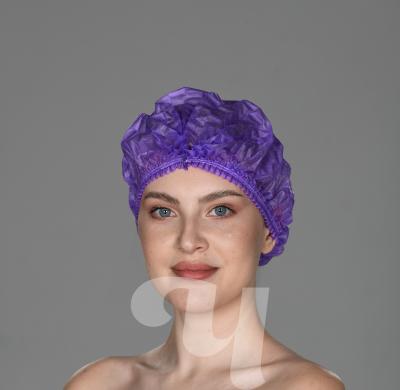 Шапочка Шарлотка сиреневая 50шт/упк Чистовье