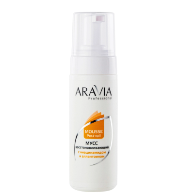 ARAVIA Professional" Восстанавливающий мусс с ниацинамидом и аллантоином, 160 мл