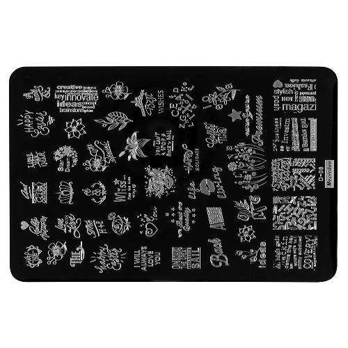 ТРАФАРЕТ ДЛЯ СТЕМПИНГА МЕТАЛЛИЧЕСКИЙ,