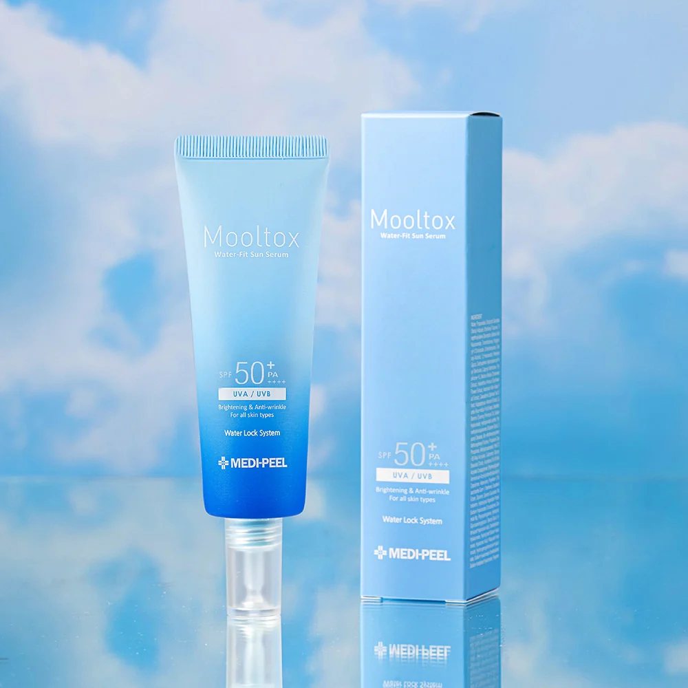 Medi-Peel Ультраувлажняющая солнцезащитная сыворотка Aqua Mooltox Water-Fit Sun Serum SPF50+ PA++++,