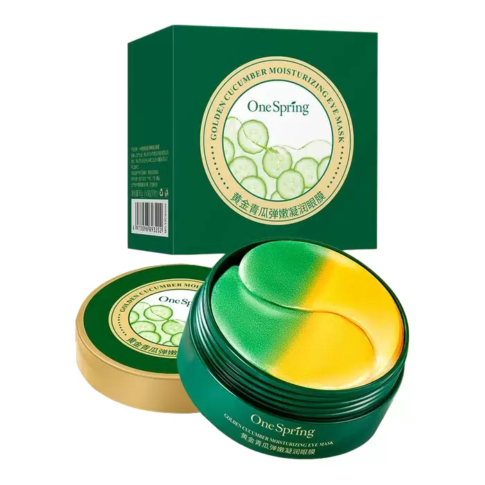 One Spring Гидрогелевые патчи с огурцом и золотом, 60шт