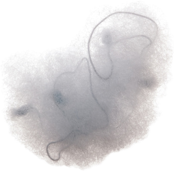 Сеточка-паутинка малая серая (2 шт.) DEWAL 