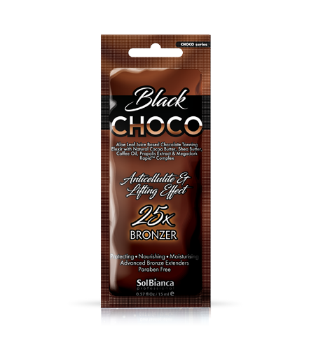 Крем Choco Black(25) с маслом какао,маслом ши,маслом кофе,экстрактом прополиса и бронзантами 15мл