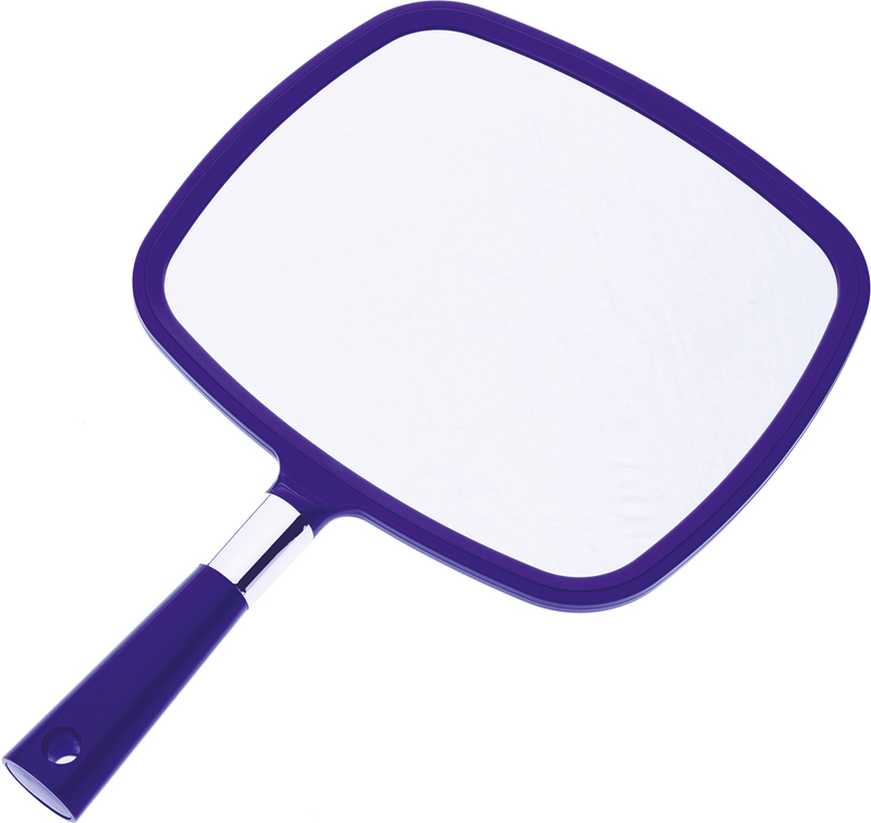 Зеркало заднего вида синее с ручкой (33,5 х 23 см) DEWAL 