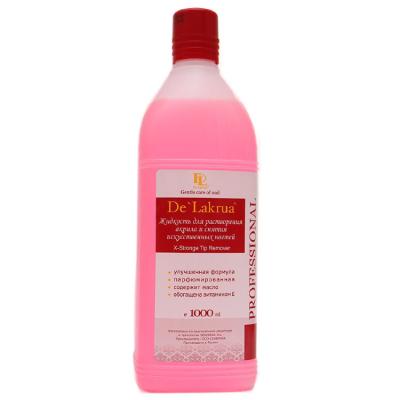 Жидкость для д/раствор.акрила и снятия искуссвт.ногтей 1000мл De Lakrua