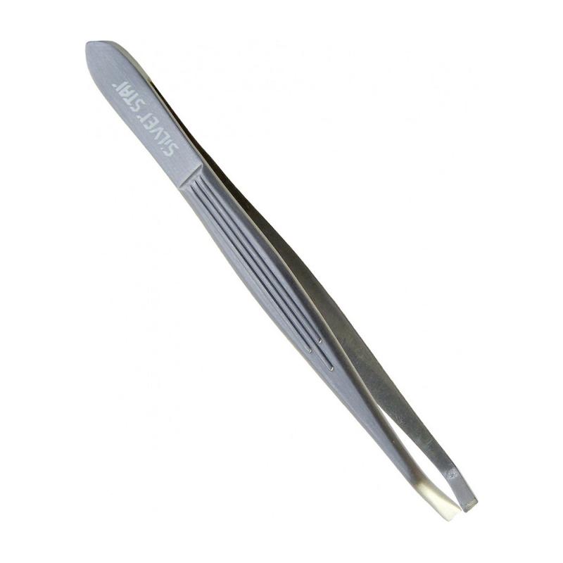 Пинцет прямой Classic Silver Star