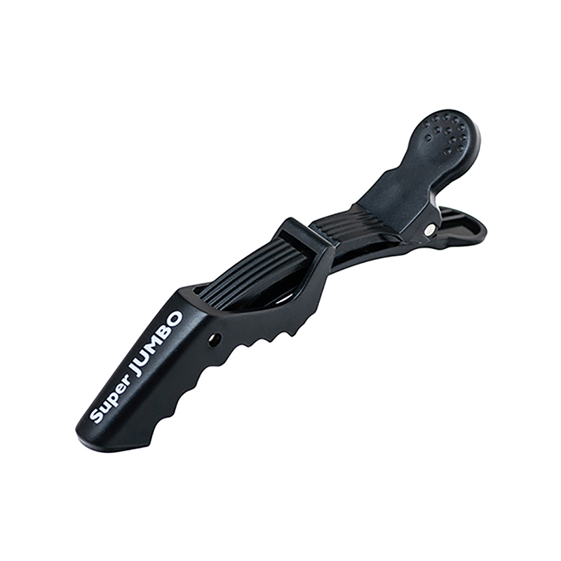 Зажимы пласт. усиленные JUMBO 4шт, черные