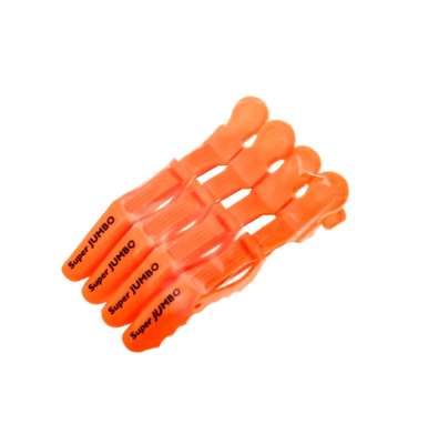 Зажимы пласт. усиленные JUMBO 4шт, 