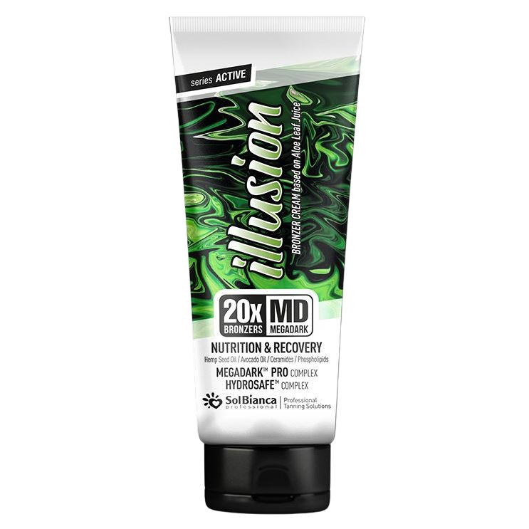 Крем Illusion с маслом семян конопли, маслом кокоса и бронзаторами 125мл