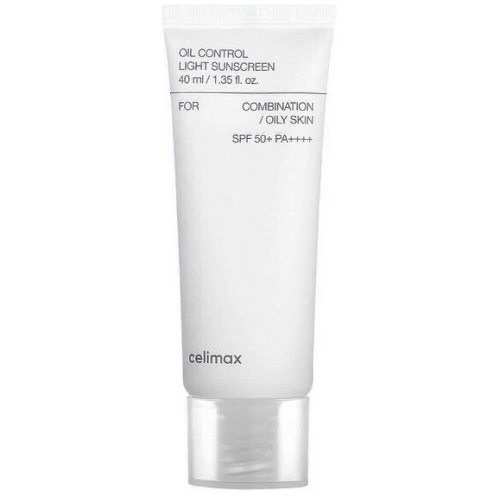 Celimax Себорегулирующий лёгкий солнцезащитный крем Oil Control Light Sunscreen SPF50+PA++++, 40мл