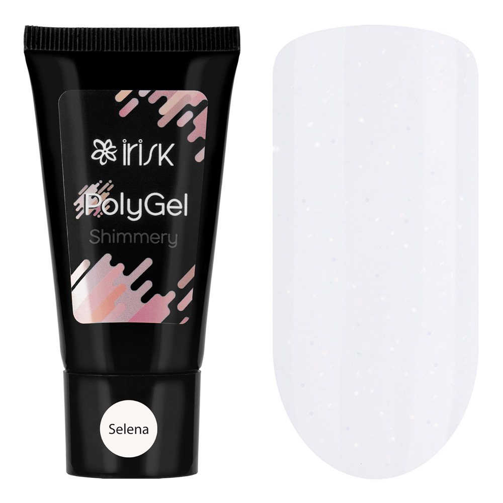 Полигель IRISK Shimmery PolyGel, 30гр (в тубе) NEW (01 Selena)