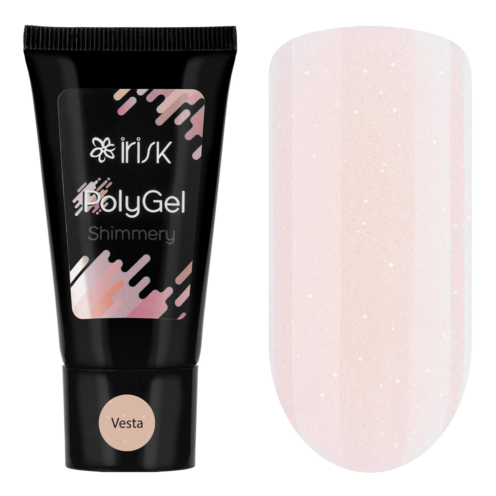 Полигель IRISK Shimmery PolyGel, 30гр (в тубе) NEW (04 Vesta)
