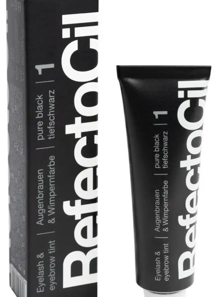 Краска для бровей и ресниц черная RefectoCil  15мл. Австрия 