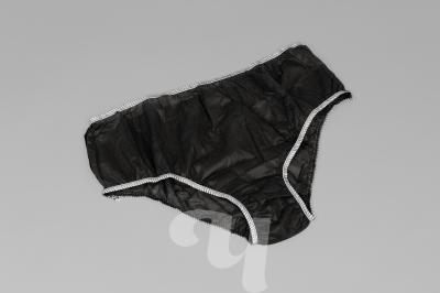 Трусы плавки мужские Спанбонд Черный р.56-58 10 шт/упк