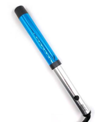 RIFF Щипцы для волос титановыое покрыте, диаметр 32 мм, цвет синий металлик, в комплекте сумка