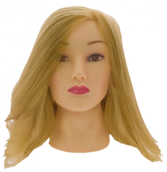 Голова JESSICA "блондин" с волосами "PRO-H" (100%). Длина волос 35/45 см SIBEL
