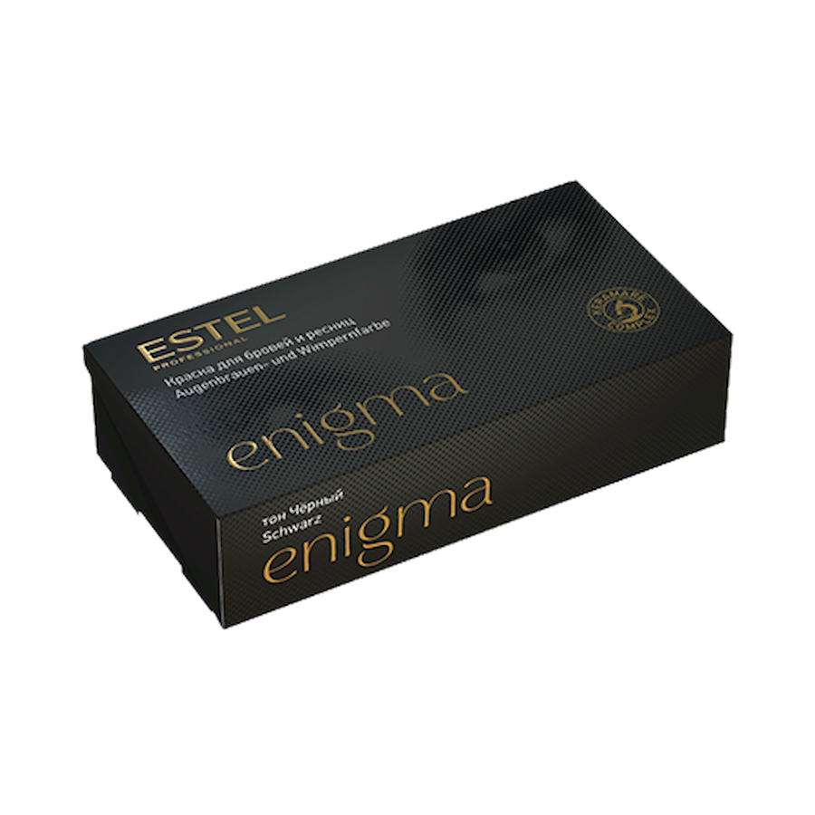 ESTEL ENIGMA Краска д/бровей и ресниц (тон черный) 20/20мл