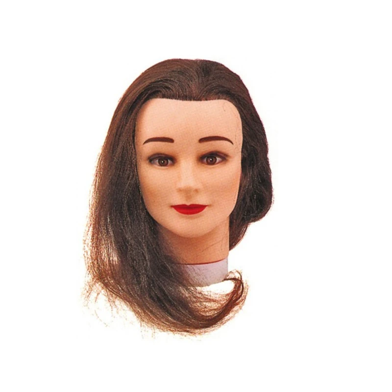 Голова STUDENT с натуральными волосами 35/40см SIBEL