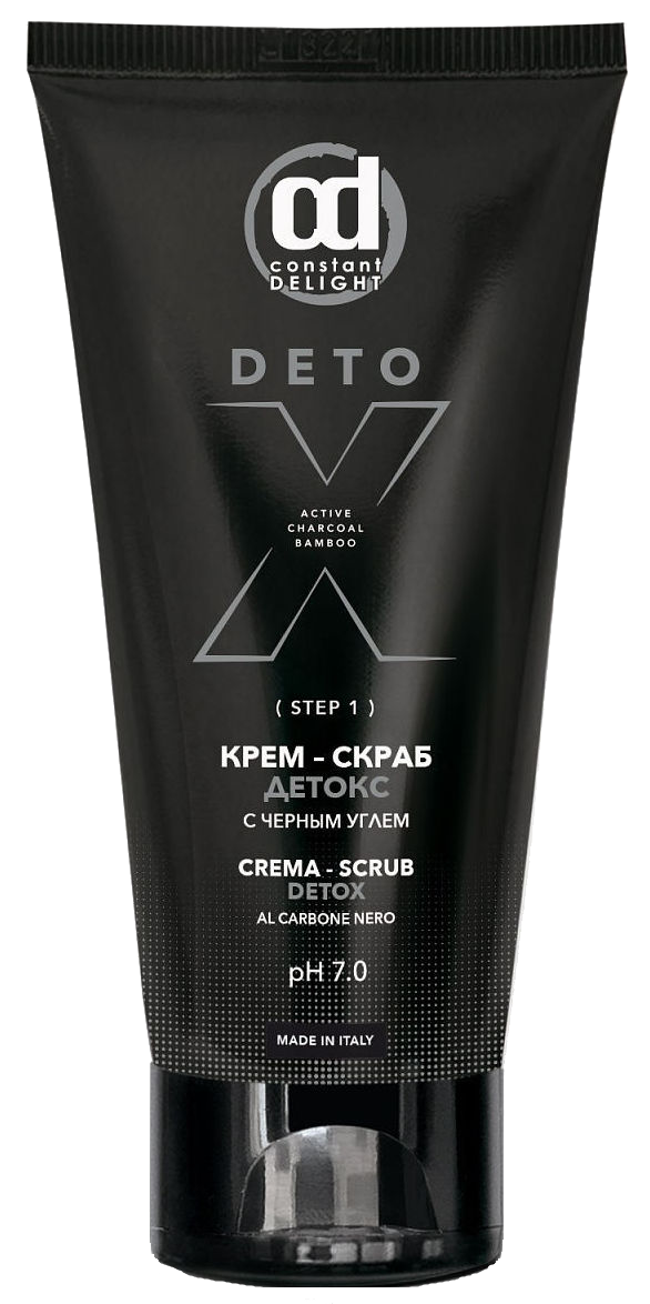 CD Крем-скраб Детокс с черным углем 100 мл