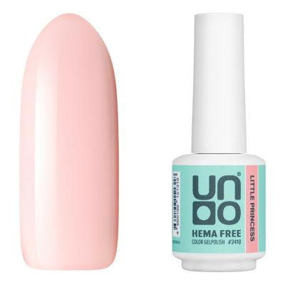 UNO, HEMA FREE, Гель-лак 2418 Маленькая принцесса - Little Princess, 10 г 