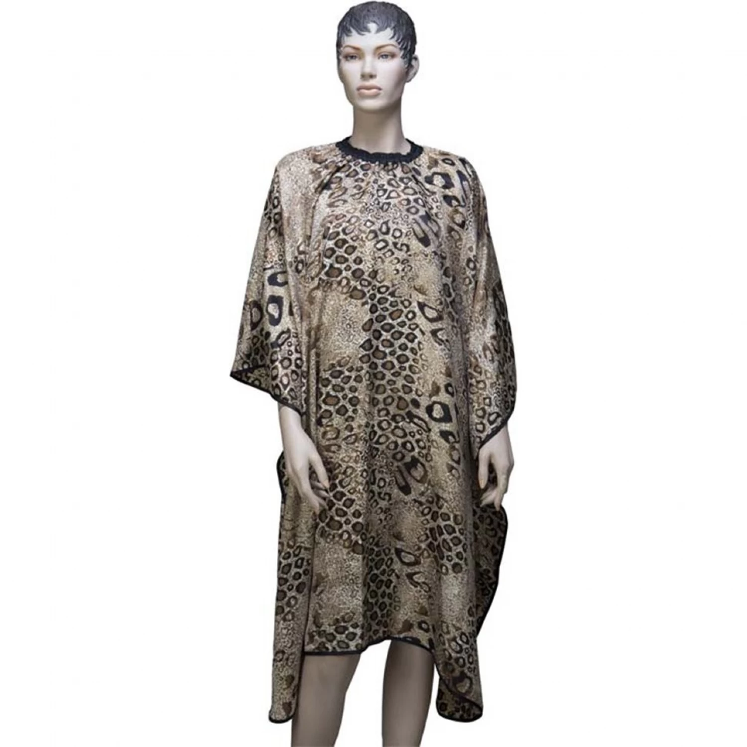 Пеньюар для стрижки "Леопард" 145 х 160 см DEWAL 