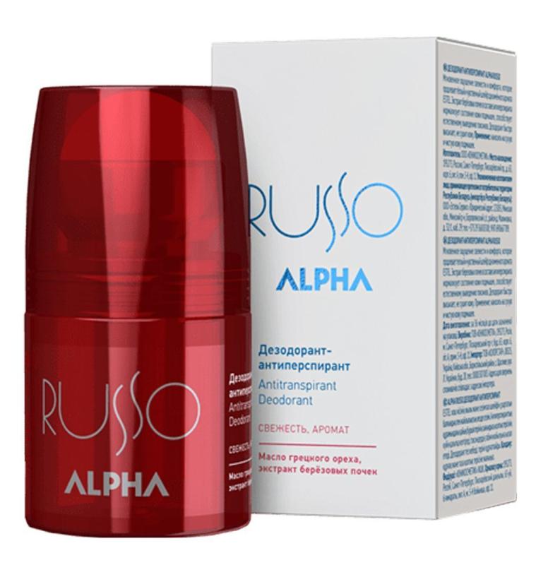 ALPHA RUSSO Дезодорант-антиперспирант для тела, 75 мл