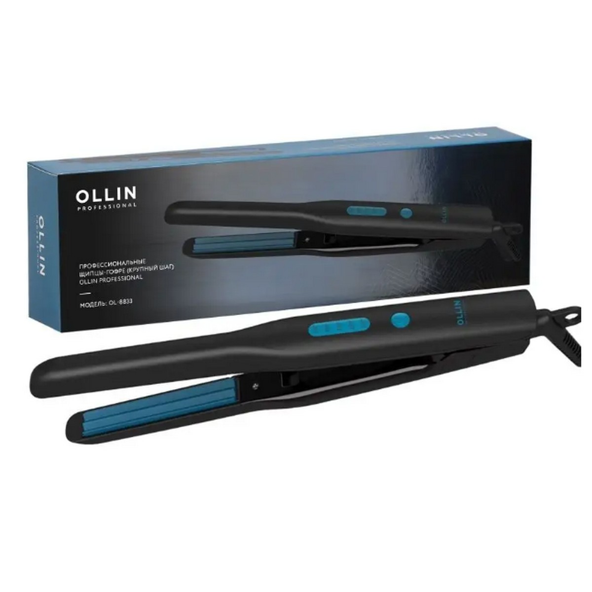 Щипцы-гофре (крупный шаг) профессиональные OLLIN Professional модель OL-8833