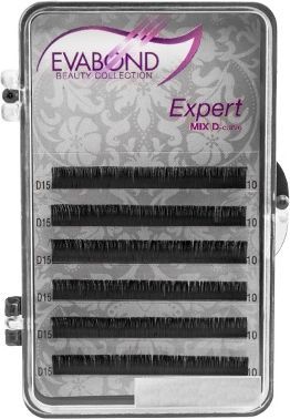 Ресницы на ленте Expert, 6 линий, Ø0,10 D-изгиб, 15мм